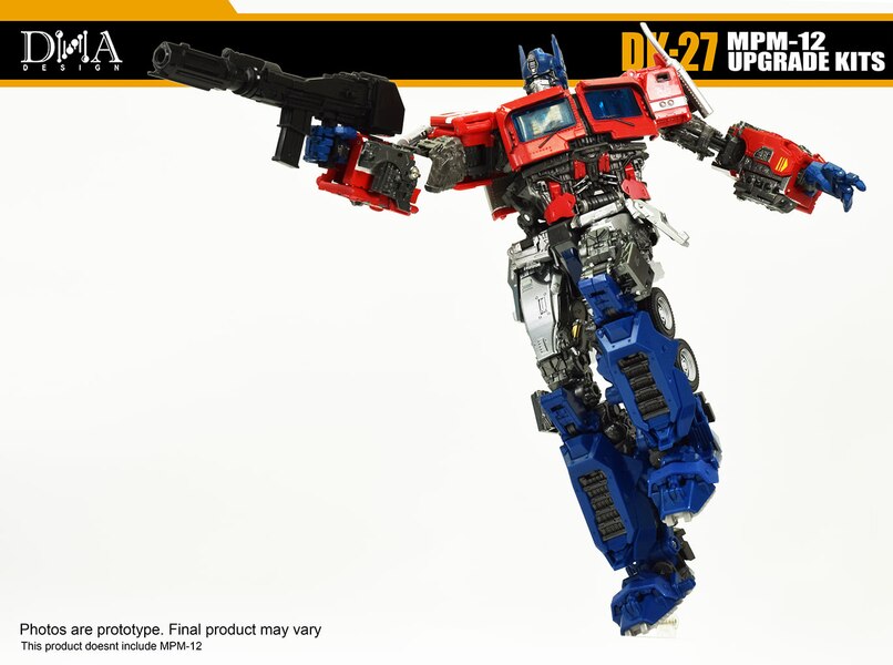 DNA Design DK 27 MasterPiece MPM 12 Optimus Prime Upgrades  (6 of 7)